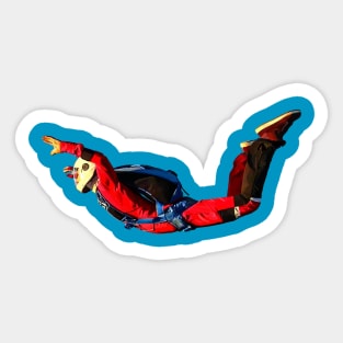 Skydiver Sticker